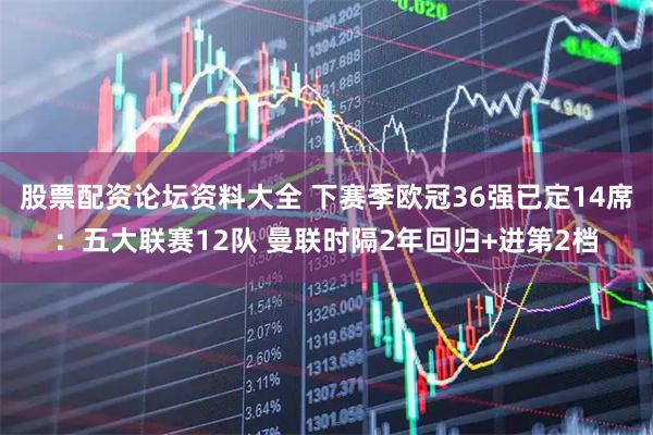 股票配资论坛资料大全 下赛季欧冠36强已定14席：五大联赛12队 曼联时隔2年回归+进第2档